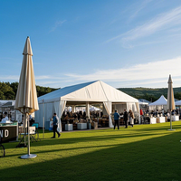 Carpa de aluminio impermeable para exteriores personalizada, toldo para ceremonia, carpa de 20x20, carpa resistente para fiestas y eventos