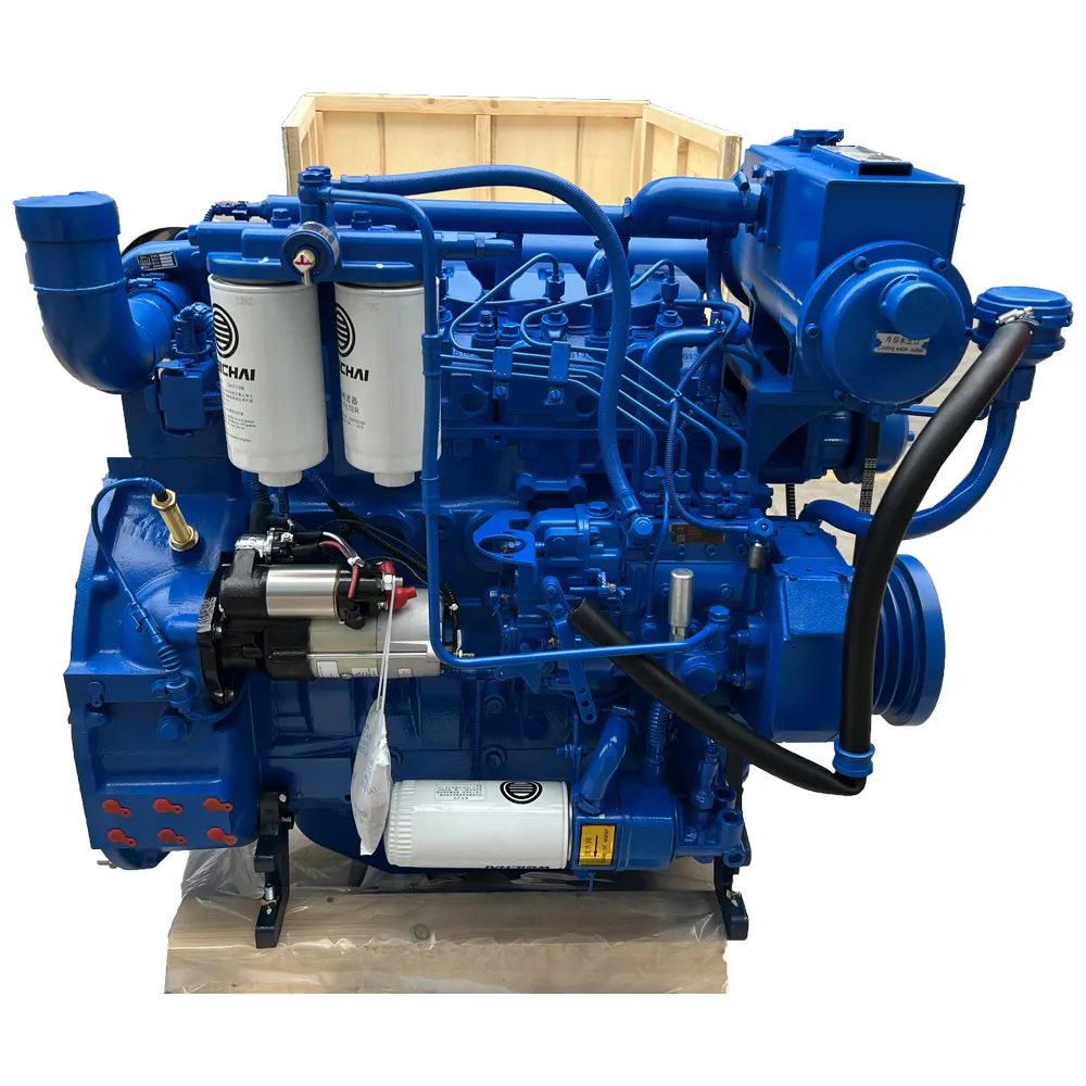 محرك قارب 120hp ماكينة صيد القوارب الأصلية محرك ديزل بحري 4 أشواط مع علبة تروس 40 إلى 60 حصان 4 أشواط قارب ميسين 4 تاك