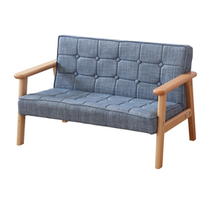 Sillón <span class=keywords><strong>Infantil</strong></span> Ecológico de Madera con Cojín de Tela PU, Sofá <span class=keywords><strong>Reclinable</strong></span> Resistente para Niños, Silla para Dormitorio o Escuela - Product Image 3