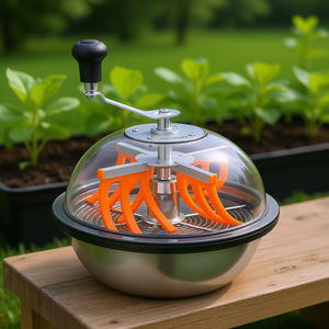 Recortadora de Hojas Vevor Bud Leaf Bowl 13, Máquina de Corte Manual Hidropónica para Uso en Seco y Húmedo, Cuchillas de Acero Inoxidable, Herramienta Manual de Jardín - Product Image 2