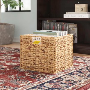 Water Hyacinth <strong>Collapsible</strong> Laundry Storage <strong>Basket</strong>, <strong>Stackable</strong> Rectangular and Square Storage <strong>Baskets</strong>, Suitable for Kitchen and Ho - Product Image 4