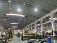 Fenêtre coulissante verticale double battant en aluminium AMJ Factory NFRC pour villa, à économie d'énergie, fenêtre simple battant