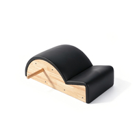 Correcteur de posture en bois de chêne pour Pilates, baril arqué pour étirement du dos, idéal pour studio de fitness de 150 m²