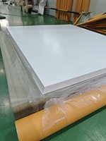Feuille de polystyrène blanc mat PS en rouleau, personnalisée pour l'impression UV publicitaire
