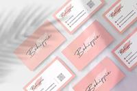 Boîte de présentation de cartes de visite de luxe Cartes en feuille d'or Enveloppes supports en acrylique en papier offset Carton ondulé