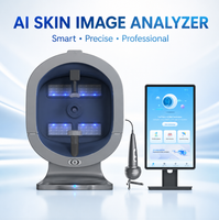 Nouveauté : Appareil d'imagerie faciale 3D intelligent AI X5pro, analyseur d'hydratation et d'analyse cutanée, machine d'analyse de la peau, UE