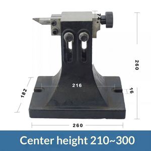 REALMAX Contre-pointe réglable en fonte CNC TS0 TS1 2 <span class=keywords><strong>TS3</strong></span> pour fraiseuse avec plaque de division et compatibilité avec table tournante - Product Image 5