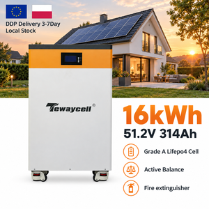 Batterie LiFePO4 Grade A 16kWh 51.2V 314Ah pour système de stockage d'énergie hors réseau avec équilibrage actif, extincteur inclus, livraison DDP UE Pologne (entrepôt) - Product Image 1