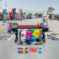 Precio de Fábrica, Plotter de Vinilo con Cabezal de Impresión XP600/i3200 de 0.7m, 1.3m, 1.6m, Impresora Eco Solvente de Alta Velocidad con Cabezal Simple/Doble