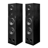 Amplificateur de karaoké Bluetooth OKON OK-2860, ensemble d'enceintes colonne de 8 pouces, système audio KTV en bois pour home cinéma