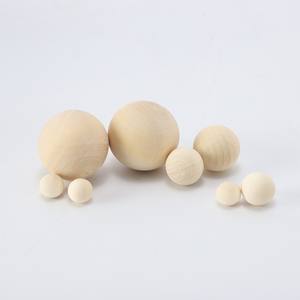 Boules <span class=keywords><strong>en</strong></span> <span class=keywords><strong>bois</strong></span> massif <span class=keywords><strong>de</strong></span> grande taille personnalisées <span class=keywords><strong>de</strong></span> 80 mm <span class=keywords><strong>de</strong></span> diamètre pour l'artisanat - Product Image 3