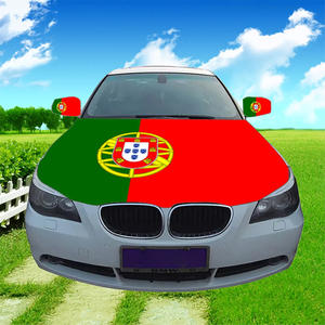 Индивидуальная конкурентоспособная цена 110*150 см печать полиэстер спандекс португальский капот автомобиля флаг для украшения - Product Image 6