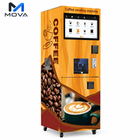 Distributeur automatique de café intelligent Mova avec écran tactile 21,5 pouces, borne commerciale IoT pour bureau, vente en gros, basé sur le cloud