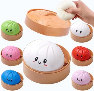 Colorful Squishy Fidget Sensory Toys <b>Squeeze</b> Dough Relief Giant Dumpling Stress <b>Ball</b> for Adults - Product Image 5