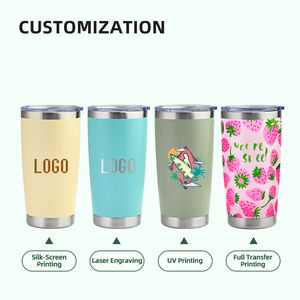 Vaso Térmico para Auto de 20 oz con Recubrimiento en Polvo, Doble Pared, Aislamiento al Vacío, Acero Inoxidable, con Logotipo Personalizado - Product Image 5