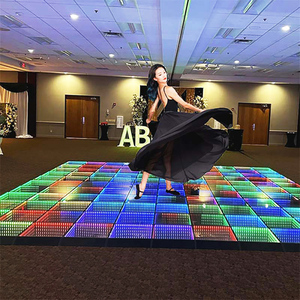 Pista de baile portátil Popular 2025 con monograma personalizado, luz LED blanca, relleno, venta de moda, luces de escenario de Control DMX512 - Product Image 5