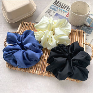 Coleteros Elásticos <span class=keywords><strong>de</strong></span> <span class=keywords><strong>Moda</strong></span> al por Mayor <span class=keywords><strong>2022</strong></span>, Accesorios para el Cabello, Coleteros Personalizados para Mujer, Color Puro, Coleteros <span class=keywords><strong>de</strong></span> Satén Extra Grandes XXL - Product Image 5