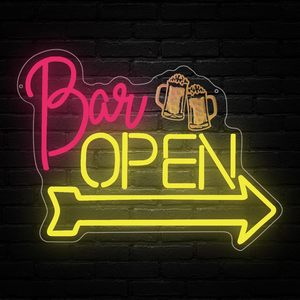 Bar open neon LED dimmable USB powered ambient <b>light</b> shop <b>window</b> decoration <b>light</b> street indicator <b>light</b> landscape <b>light</b> 5v - Product Image 5