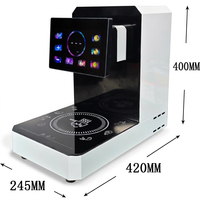 Cuisinière automatique de nouilles instantanées, machine à nouilles intelligente, cuisinière à induction à écran tactile, chauffe-plats commercial pour les magasins de proximité