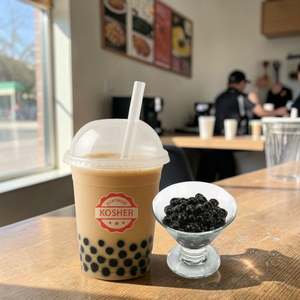 Perlas de Té de Burbujas Kosher-Friendly Boba Planet Premium, Ingrediente para Té de Burbujas de Taiwán, Hecho en Taiwán, Caja de Perlas Masticables para Cocinar y Comer, para Cafeterías - Product Image 1