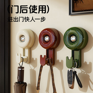 Suction Cup Hook Single Hook ABS Material 1-3kg Load Capacity For Doorways Bathrooms No Drilling Required - Product Image 5