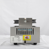 Machine à gaufres au gaz GPL FY-6R en acier inoxydable de bonne qualité, machine à gaufres au gaz commerciale