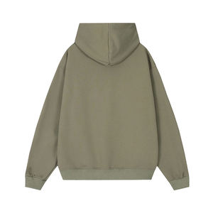 Sweat à capuche KingSen OEM pour homme, hiver, broderie personnalisée, double fermeture éclair, molleton doux en coton français - Product Image 5