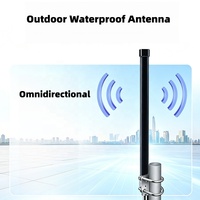 Module Wifi double bande 2.4G 5.8G omnidirectionnel d'usine, antenne extérieure IoT IP67 en fibre de verre, antenne fouet 5G SMA mâle 5dBi 50ohm