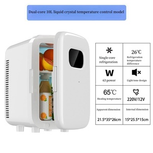 12V 10L auto portatile a semiconduttore frigorifero <span class=keywords><strong>per</strong></span> casa Mini trucco di bellezza frigorifero <span class=keywords><strong>per</strong></span> studenti silenzioso piccolo frigorifero - Product Image 4