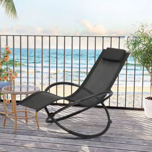 Silla Reclinable de Gravedad Cero para Exteriores, Playa, Jardín, Silla Mecedora, Tumbona - Product Image 2
