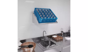 Étagère en verre tubulaire en acier inoxydable réglable, robuste, pour usage commercial, cuisine - Product Image 2