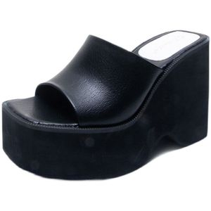 Discounted Price Fashion Ladies Custom Women Sandals Casual Platform Slippers Round Wedges Sandals - Product Image 4