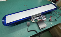 Lampu LED Bar Atap Kendaraan Darurat Berkualitas Tinggi untuk Ambulans EMS dengan Sirine dan Klakson Speaker, Lampu Peringatan Strobo LED