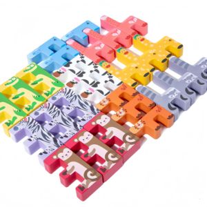 Nouveaux jouets éducatifs pour bébés : Puzzle en blocs de <span class=keywords><strong>bois</strong></span> 3D, jeu d'empilage éducatif, <span class=keywords><strong>cube</strong></span> d'équilibre - Product Image 5