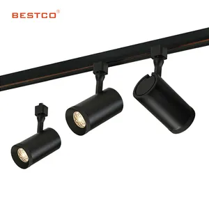 Illuminazione commerciale per negozio al dettaglio con luci a binario 20-50 gradi moderno faretto a binario regolabile 16W luce a LED