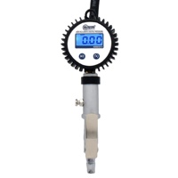Manomètre numérique SEAPENG DP-208, accessoires de compresseur, moniteur de pression des pneus ABS, embout de gonflage double tête, certifié CE, voitures