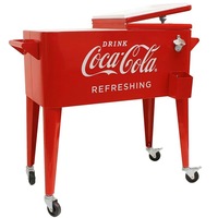 Glacière isotherme 80Qt 75L pour patio, camping et extérieur, avec roues
