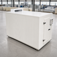 Kit de chambre froide avec panneaux en PU, unité de condensation et unité de refroidissement pour projet complet de stockage frigorifique alimentaire