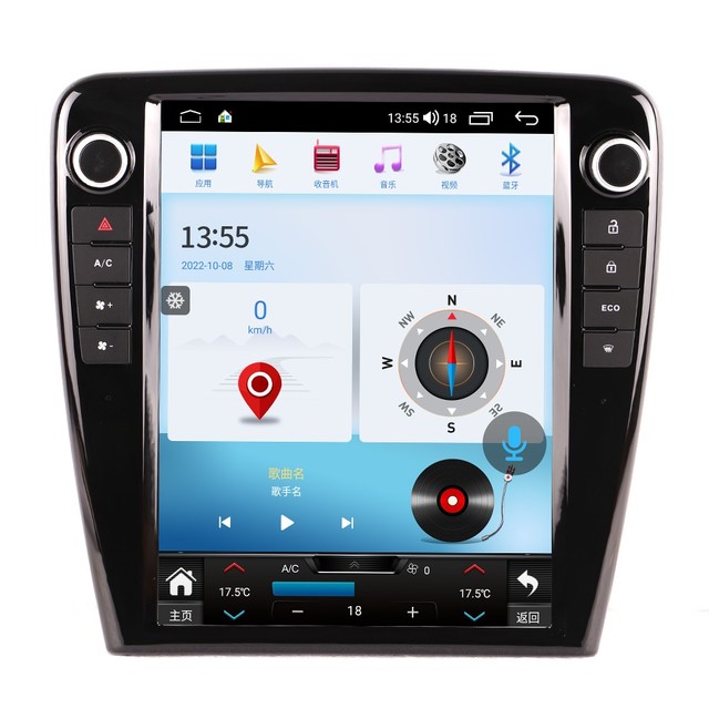 12.1Inch Car Android Stereo With Tesla Style Gps Navigation Player for Jaguar XJL 2010-2018 Multimedia 8core Audio Radio