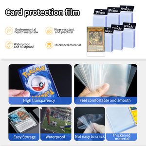 PP Card Film Penny Sleeves 66x91mm 2.6x3.58in Binnenhoesjes TCG Trading Card Zachte Beschermhoes voor Standaard Formaat Game Cards OEM - Product Image 2