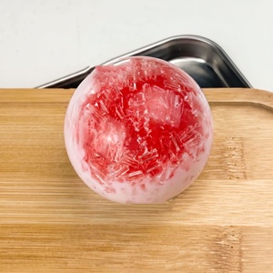 Jouet moelleux fait main en forme de boule de sucre glacé, jouet à presser à la main, jouet entièrement fait main, idéal comme petit cadeau pour garçons et filles - Product Image 3
