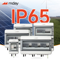 MY-PV boîtier électrique 2in1out IP65 personnalisable 550V/1000V Combiner en matériau PVC durable