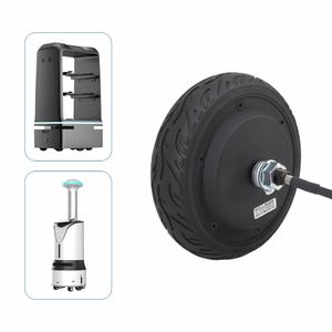 Robotics 6.5 Inch 24V 150W 150Kg Tải Không Chổi Than Điện Bldc Servo Hub Động Cơ Bánh Xe <span class=keywords><strong>V</strong></span>ới Mã Hóa - Product Image 3