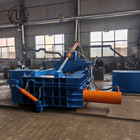 Horizontale Automatische Hydraulische Schrottmetall-Ballenpresse für Schrotteisen, Metall und Aluminiumdosen-Kompression