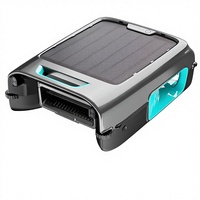 Robot nettoyeur de piscine solaire intelligent S2 PC avec application, nettoyage continu 24/7, double recharge et évitement d'obstacles