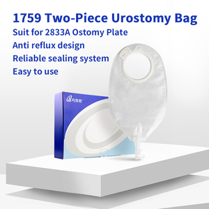 Sistema de Colostomía y Urostomía Seymoon 1759 de 2 Piezas, Brida de 60 mm, Estéril, Certificado CE Clase I, Película Transparente EVOH - Product Image 4