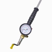 Jauge de gonflage de pneu pneumatique, buse de mandrin à air en laiton avec valve à clipser, pour la réparation de pneus de camion, de voiture et de moto