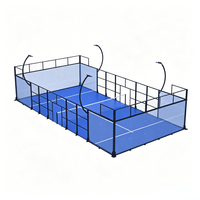 Kit de démarrage pour club de padel, terrain de padel professionnel panoramique de haute qualité