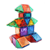 Wellbbplay - Juego de 100 Piezas de Bloques Magnéticos Educativos para Niños Pequeños, Bloques de Juego de Ensamblaje de Formas 3D Creativas STEM