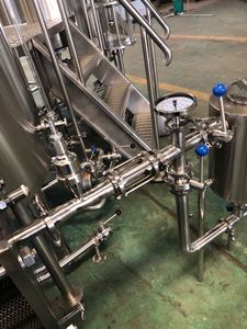 Direct Fire Gas Heated 300L Micro Brewery Equipment 3 Vessel <span class=keywords><strong>Nano</strong></span> Brewery a la venta para 1000L 1500L 5000L - Product Image 2